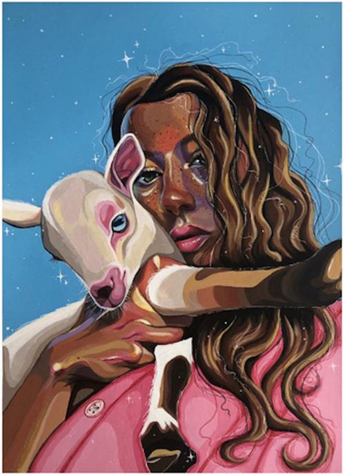Charlotte Bayly, Grade 12,  Title: Saving The Sacred Goat